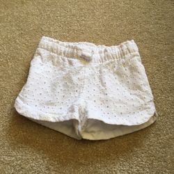 White Toddler Shorts