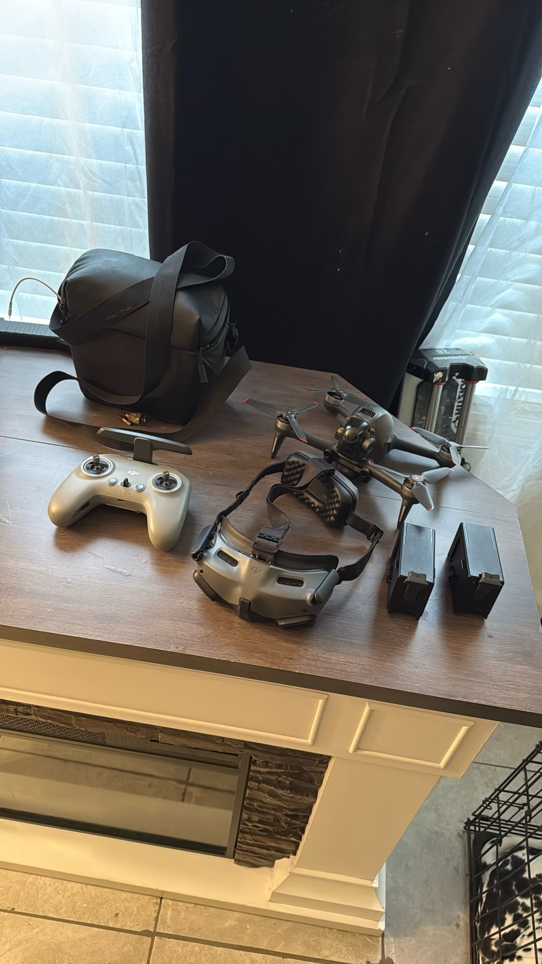 Drone With Two Batteries Integra Glasses And Case 