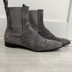 Christian Louboutin Grey Roadie Boot