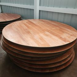 72 Inch Round Wooden Tables
