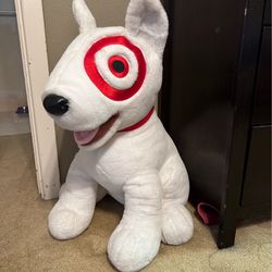 Jumbo Target Bullseye Dog Plush 24”