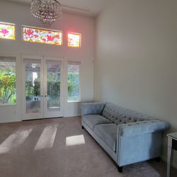 Z Gallerie Tufted Loveseat