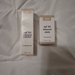Roe Wellness SPF 50 Mineral Powder and Mineral Stick