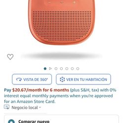 Bose 4.8 de 5 estrellas8,353 Opiniones Bocina SoundLink Micro de Bose con Bluetooth talla única Anaranjado encendido