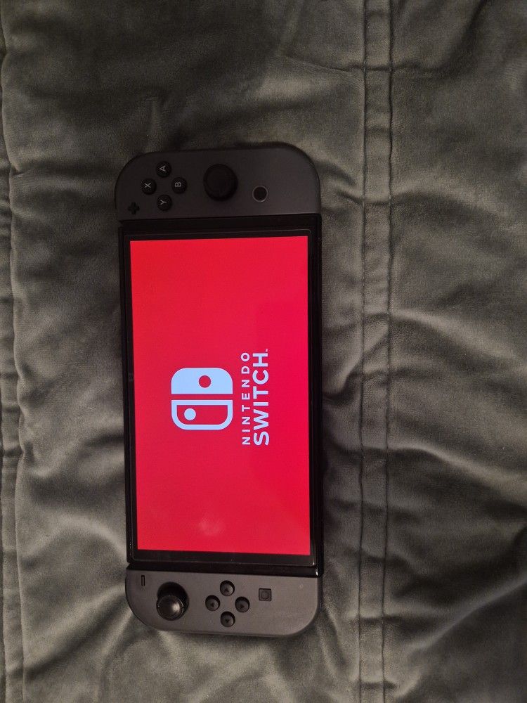 nintendo switch oled with accessories