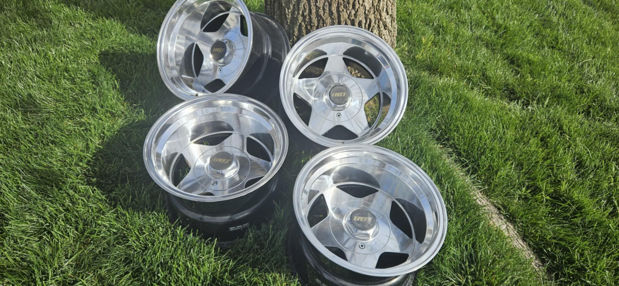 Set of 4 Eagle Alloys 15”x10” Vintage Wheels for Sale in Clovis, CA ...