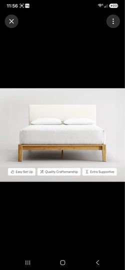 Like New Queen Bamboo Bed