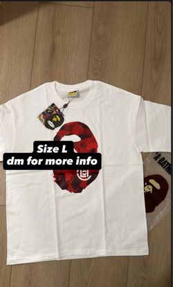 BAPE x Clot Ape Head T-Shirt Size L