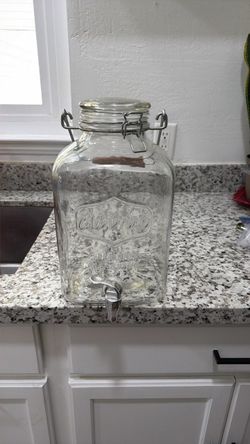 Glass Jar Water Dispenser