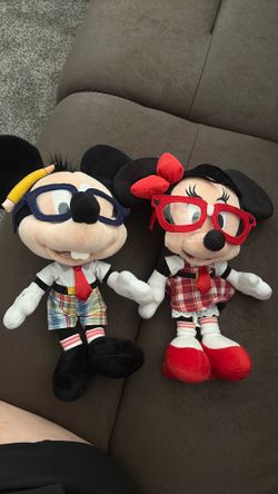 Disney Mickey and Minnie plush’s