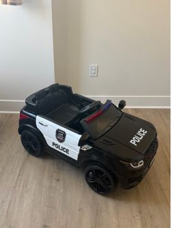Kids Electric Police Car – Ride-On Toy with Lights & Sounds
