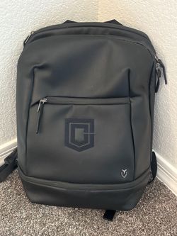 VESSEL Signature Backpack Bag Leather black golf