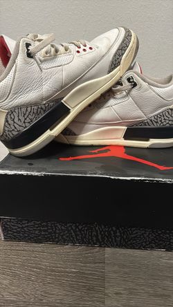 Air Jordan 3 White Cement Sneakers