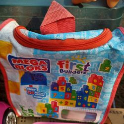 "Megablocks" 30+ Piece Bag In Like New Condition 