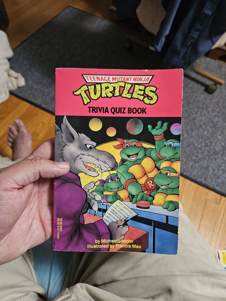1991 TMNT Trivia Book