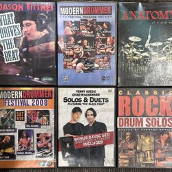 Lot Of 6 Drumming DVD Titles