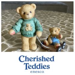 Cherished Teddies Russell and Ross figure