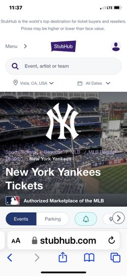 Yankee Vs White socks Tickets