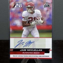 PSA-JMC Jase McClellan 2022 Pro Set Draft - Autographs Red