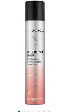 Joico Weekend Hair Dry Shampoo | For Most Hair Types | Absorbs Excess Oil | Adds Light Volume & Texture | Color Protection