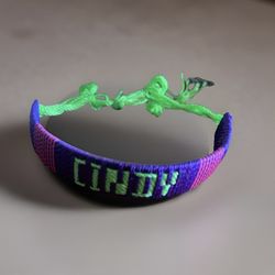 Mexican Handmade Name ( Cindy ) Band Bracelet