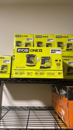 RYOBI ONE+ 18V Cordless 2-Tool Combo Kit with Random Orbit Sander and Corner Cat Finish Sander (Tools Only)