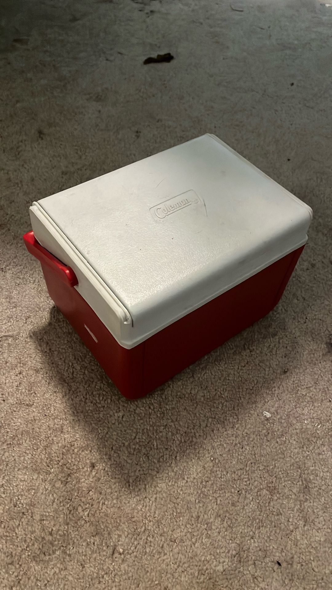 Coleman Cooler ( Red & White, Small Personal Size