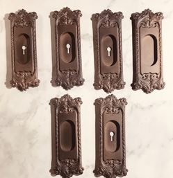 Pocket Door pulls - Cast iron 7 3/4”x 2 3/4” $20 each