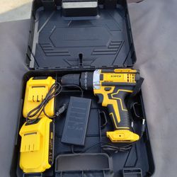 21v Drill 2 Battery And. Charger