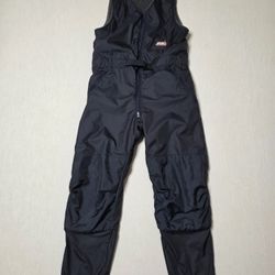 Musto Performance Sailing Bibs Small Black Pertex Pile Lined Salopettes Mens