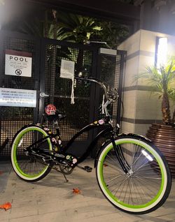 Electra Sugar Skulls 3i Day of the Dead Beach Cruiser 🌼💀
