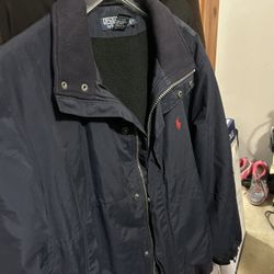 Ralph Lauren Polo Men’s Size Medium Jacket With Liner * 2 Inner Pockets + 2 Outer Pockets