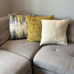 Set of 6 Accent Throw Pillows – 20x20 – Modern Mix (2 of Each Style)