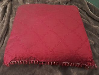 Decorative Crimson Pillow