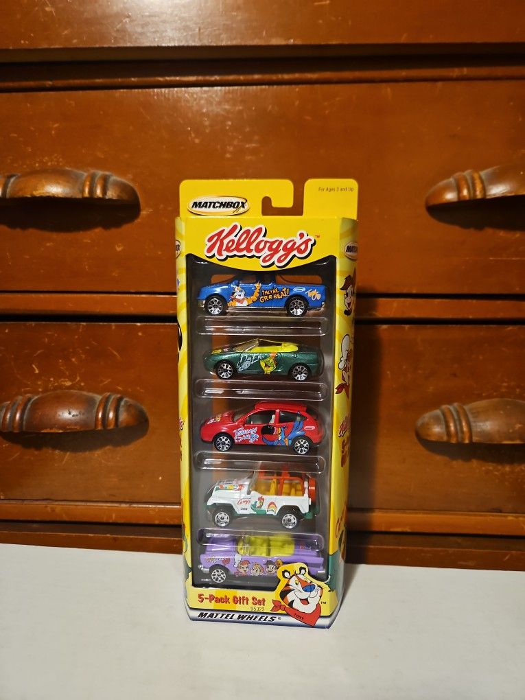 2000 Matchbox Kellogg's 5 Pack