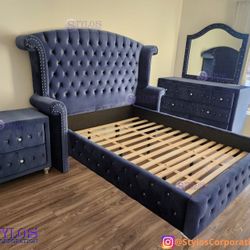 New Bed Frame (Dresser and Night Stand Not Included)