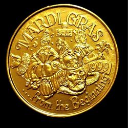 1999 Mardi Gras Token of Youth Coin New Orleans 