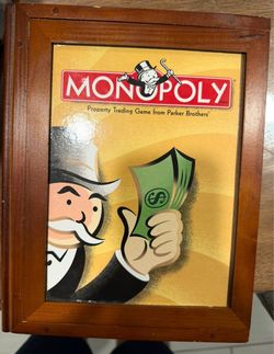 Wooden monopoly game