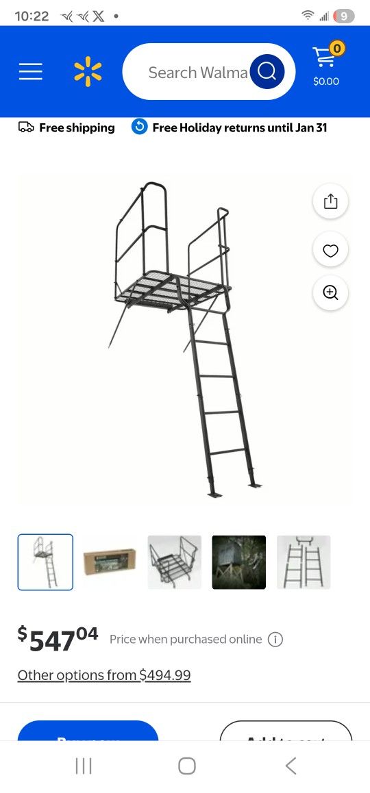 Ladder Platform New