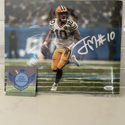 Jordan Love Signed Autographed Green Bay Packers 8x10 Photo With COA 