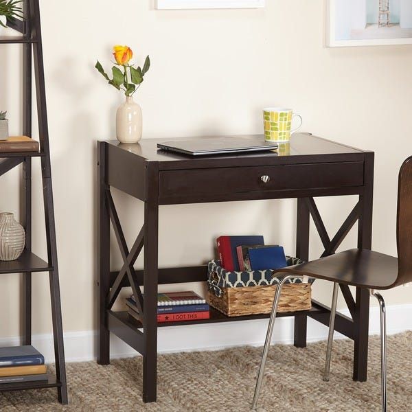 Simple Living X Desk in Black