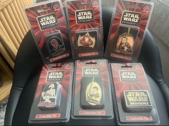 Star Wars Episode 1 Collectible Pin Lot Full Set