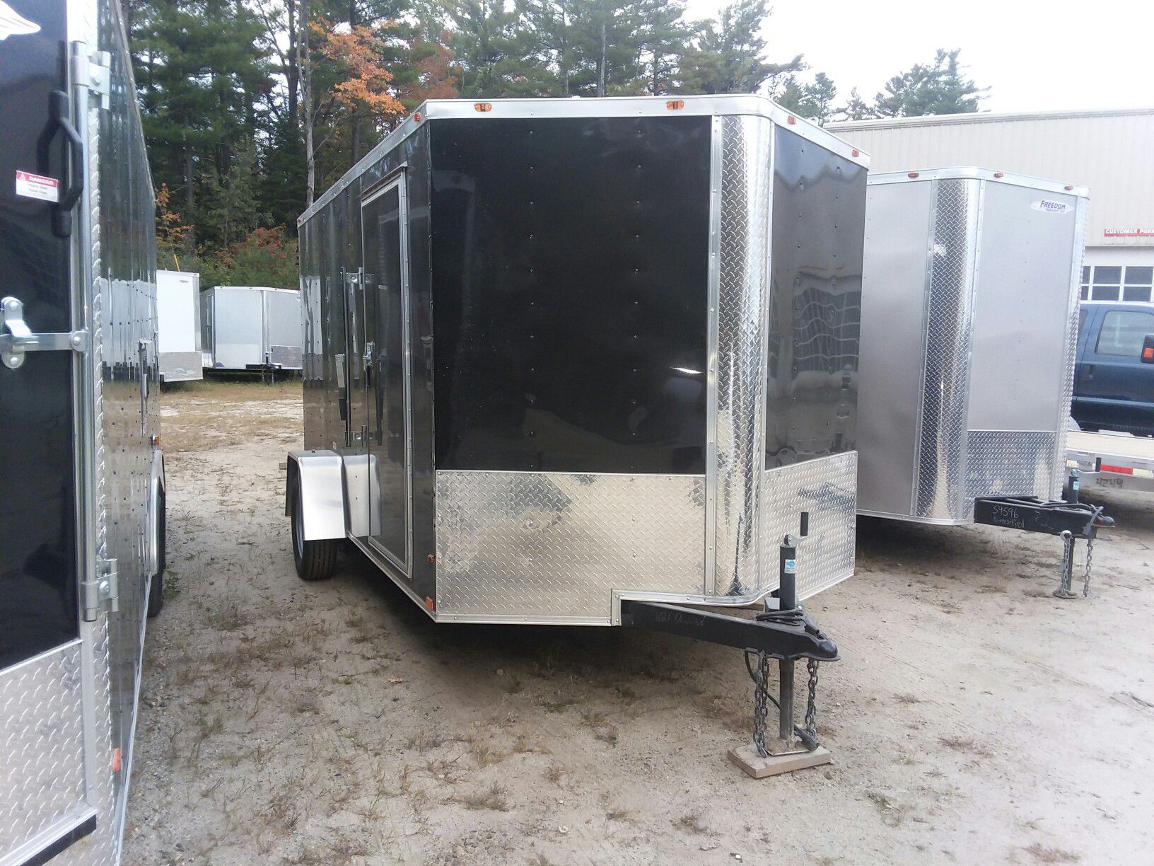 New Five Star 6 x 12 enclosed cargo trailer