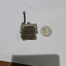Vintage Ornate Mesh Coin Purse 
