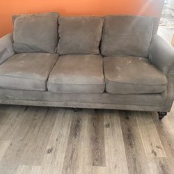 Three Seater Couch and Arm Chair 
