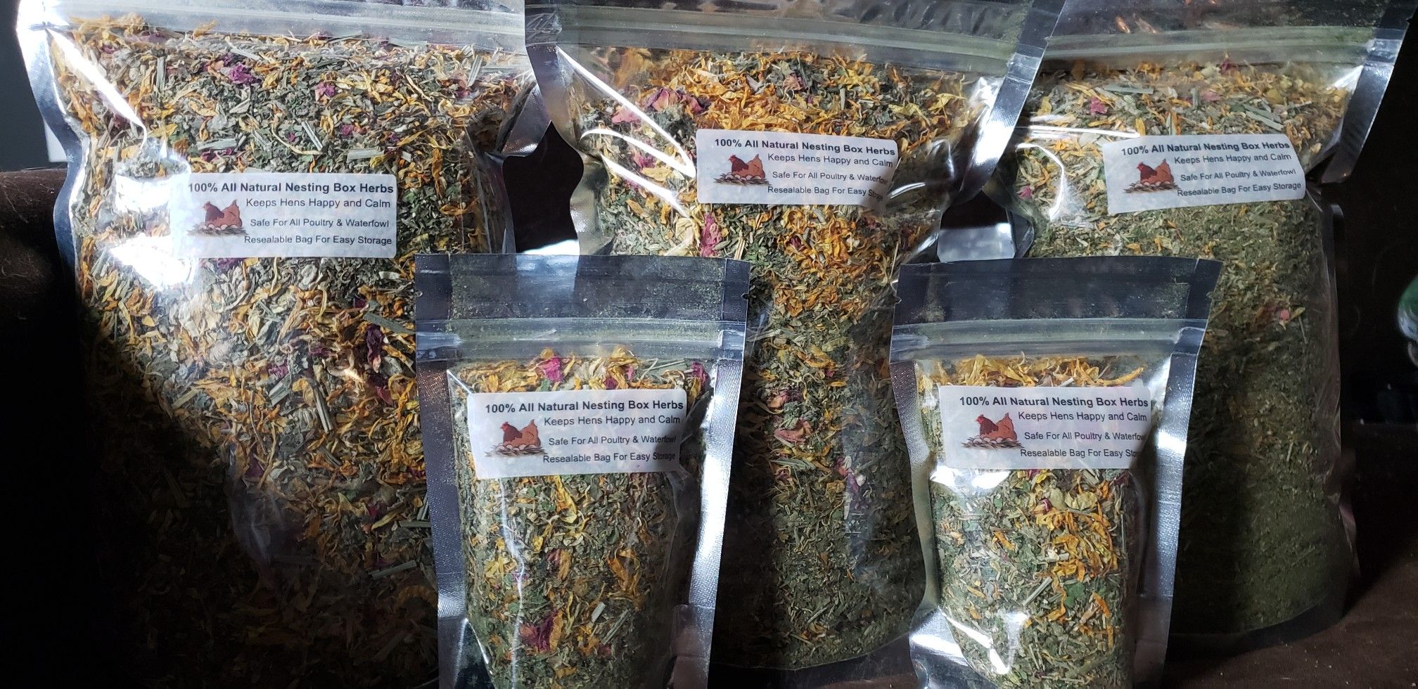 Nesting box herb herbs 8 oz bag