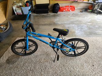Mongoose Index BMX Bike Blue, kids