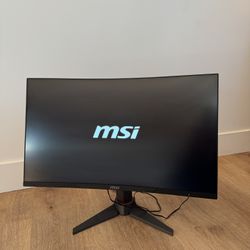 MSI 27in Curved monitor 