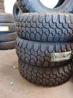 New set of tires 285 70 17 mud terrain