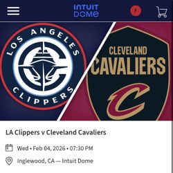 4 Tickets Clippers Vs Cavaliers 2/4/26 
